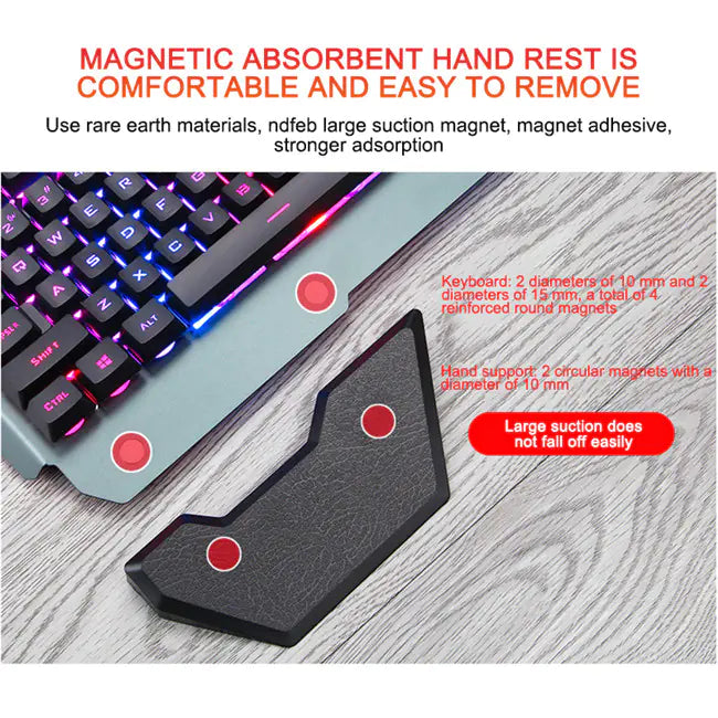 Ergonomic Mechanical Keyboard with RGB Backlight